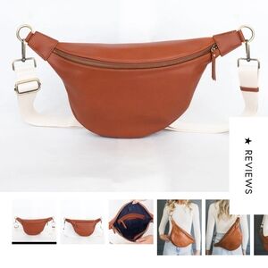 Genuine Leather Crossbody Bag UNUSED! NWT